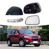 Adequado para 12-17 Chevrolet Captiva Carcaça do Espelho Retrovisor Lente da Tampa do Espelho de Ré Seta
