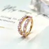 F136 Aleación de Titanio Oro Doble Capa Ojo de Caballo Anillo Brillante Aretes de Tachuela G23 Titanio Rosca Interna Circonita Labio Tachuela Pendiente Piercing