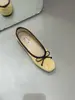 Primer Encuentro Temporada Zapatos de Mujer Diseño de Nicho Sentido del Diseño Lazo Viaje Diario 2026 Otoño Suela Suave Pies Cómodos Bailarinas