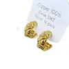 Nuevos aretes de zirconita en forma de estrella de cuatro puntas con forma de diamante, sensación de lujo ligero y alta gama, elegantes y con estilo, clips para orejas en forma de C para mujeres sin perforaciones