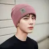 Gorro de Punto de Nuevo Estilo para Mujer, Forro Polar de Invierno, Engrosado, Cálido, Versátil, Circunferencia de Cabeza Grande, Protección para los Oídos, Gorro de Maternidad Postparto