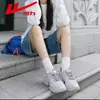 Zapatos de papá de malla con suela gruesa para mujer WXY-R538C
