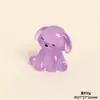 Resina Luminosa Cachorrinho Fofo Animal Fofo Acessórios de Joias DIY Decoração Criativa de Mesa Carro Pequenos Enfeites