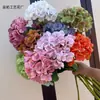 Hidrangea Artificial 3D Individual Avanzada Decoración de Boda Hotel Decoración de Sala de Estar en Casa Accesorios para Arreglo Floral de Guía de Carretera