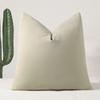 Fundas de Almohada Decorativas para el Hogar Minimalistas Nuevas Cuidadosamente Seleccionadas, Color Sólido Felpa de Terciopelo Cómodas y Refrescantes Fundas de Almohada para Sofá y Ventana de Mirador