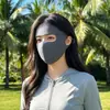 Mascarilla Facial Completa de Seda Helada Protectora UV de Verano 2026 para Mujer, Facekini Protector Solar Resistente al Agua