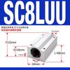 Carcaça de Mancal de Bloco Deslizante Linear Tipo Caixa com Eixo Liso Csc6810121620253035 Trilho Deslizante Trilho Guia Rolamento Duplo Cilíndrico