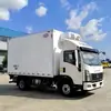Exportação de Caminhão Refrigerado 4,2m, Caminhão Refrigerado de Nova Energia com Subsídio Nacional, Bateria de 160KW, Elétrico Puro, Nova Oferta Especial
