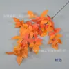 Plantas Verdes Artificiales, Superventas Transfronterizos, Decoración de Escenario para Bodas con Temática de Bosque, Arreglos Florales de Piso, Flores de Seda para Techo, Rama Única de Hojas de Ave Verde