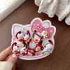 Faixa de Cabelo Trançada Desenho Animado Pinça de Cabelo Faixa de Cabeça para Menina Acessórios de Cabelo para Menininha Elástico de Cabelo Elástico de Borracha para Bebê