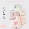 2024 nova roupa íntima infantil para meninas de algodão para alunos do ensino fundamental e médio combinação de calças boxer semanais outlet de fábrica
