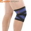Vendaje elástico para rodillas con certificación FDA, protector de piernas presurizado para montañismo, correa protectora deportiva, venta al por mayor