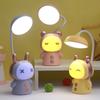 Nova luminária de mesa Chihuahua prática desenho animado USB luz noturna de estudo para enviar de presente a estudantes Luminária de Estudo pequenos presentes atacado