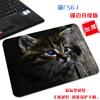 [Una generación de cabello] pequeño lindo gato tela antideslizante tapete para computadora arte estético simple borde bloqueado alfombrilla de ratón