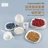 Conjunto de Talheres Descartáveis para Comércio Exterior Transfronteiriço Feito de Casca de Arroz, Conjunto Personalizável de Várias Peças de Tigelas, Copos, Pratos, Hashis e Colheres para Banquetes