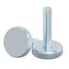 GB835 Tornillo de Mano Galvanizado de Cabeza Plana Moleteado Cabeza Redonda Grande Apriete Manual con Giro Tornillo de Ajuste M3M4M5M6M8M10