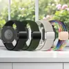 Venta al por mayor de fábrica Adecuado para Samsung Galaxy Watch8 Correa de bucle trenzado de nailon con hebilla magnética de cuatro puntas de metal