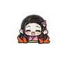 Kimetsu no Yaiba versión Q caricatura insignia broche de aleación accesorios periféricos de anime accesorios unisex comercio exterior transfronterizo