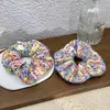 Gomita de Peluche de Gominola de Colores para Mujer, Diadema Grande Esponjosa de Alta Gama, Accesorio para el Cabello Arcoíris Estilo Coreano