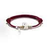 2026 Año del Caballo Pulsera Caballo Rico Plata Pura 999 Pulsera Hilo Rojo Año del Caballo Artículo Popular de Regalo