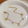 Pulseira de Aço Titânio Nova 2025 para Mulheres, Luxo Leve com Cravação de Diamantes, Design Exclusivo, Sensação de Alto Padrão, Joia Estilo Ins