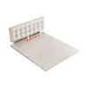 Cama tapizada de hierro forjado, cama doble moderna minimalista, cama de dormitorio principal de lujo ligero estilo italiano, cama con estructura de acero, cama flotante con panel perforado