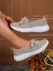 Zapatos Deportivos Casuales Perezosos de Cuatro Estaciones Transfronterizos, Zapatos de Mujer sin Cordones, Zapatos de Moda Nuevos para Mamás, Zapatos Bajos Planos para Caminar