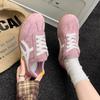Zapatos de Entrenamiento Alemanes de Tacón Bajo Estilo Coreano para Mujer Disponibles en Stock Zapatos Blancos Versátiles Tenis de Estudiante Nuevos de Otoño 2025 Zapatos Deportivos de Moda