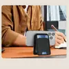 Adecuado para soporte de teléfono iPhone, tarjetero, función de plegado magnético Magsafe, tarjetero magnético, tarjetero de identificación