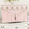 Funda Protectora de Polvo para TV LCD Modelo Nuevo 55 Pulgadas 65 Pulgadas Montada en Pared Estilo Chino Funda de Cortina de Encaje de 75 Pulgadas Que No Necesita Ser Retirada Cuando la TV Está Encendida