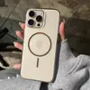 Círculo Fino Sução Magnética Adequado para Capa de Celular Iphone16Promax Apple 15 Capa Anti-Queda de PC de Alta Transparência 16E