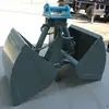 Caçamba Hidráulica 360 graus Rotativa garra de lâminas duplas para dragagem e carregamento de rios, caçamba bivalva escavadeira caçamba concha