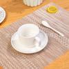 Jogo americano Teslin PVC jacquard Jogo americano ocidental Estilo nórdico Tapete de mesa Jogo americano avançado Casa à prova d'água à prova de óleo