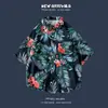 Verano Nuevo Estilo Coreano Ins Estilo Hong Kong Retro Floral Delgadas Camisas de Pareja Sueltas de Manga Corta para Hombres Modernas