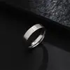Anillo de Acero de Titanio Grabable, Anillo de Acero Inoxidable para Pareja, Anillo Liso para Hombres y Mujeres, Superficie Mate, Superficie Lisa, 1Mm-8Mm