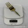 Accesorios de Ferretería de Acero Inoxidable 304 de Cintura Delgada en Dorado y Plateado para Cuchillo, Tenedor y Cuchara, Mango DIY Vajilla Semi-Terminada