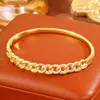 Pulsera de Chapado en Cobre con Microincrustaciones para Mujer, Pulsera Abierta de Lujo Ligero de Moda Versátil para Parejas, Pulsera que No se Desvanece, Pulsera de Empalme Transfronteriza