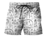 Pantalones cortos casuales de playa estampados de verano para hombre 2023 transfronterizos europeos y americanos AliExpress pueden ser una generación de cabello