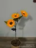 Luz Solar para Césped, Luz de Girasol, Luz de Flor Artificial, Luz de Luciérnaga Brillante, Luz de Suelo para Paisaje de Villa, Patio, Jardín
