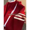 Cárdigan de Punto Holgado para Hombre, Chaqueta Suéter Rayada Roja de Otoño e Invierno, Suéter con Cremallera, Abrigo Cardigan de Punto para Hombre