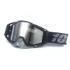 Set de Casco de Motocicleta Clásico en Stock, Gafas Todoterreno, Gafas de Exterior a Prueba de Viento, Gafas de Esquí UV, Gafas de Montar