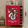 Graffiti Art Gabinete de banheiro Abrigo Cortina Gabinete de armazenamento Diversos Feio Cobertura Cortina Cozinha Armazenamento Rack Sapateira Cortina de pó
