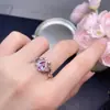 Anillo Alexander de Plata de Ley S925 Retro Europeo y Americano Cultivado en Laboratorio para Mujer Doble Capa Diseño de Nicho Simple