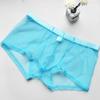 Comercio Exterior en stock Ultra-delgados Malla de Tentación Transpirables Sexy Transparentes Ropa Interior Divertida para Hombres B905