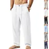 Nuevos pantalones casuales de estilo americano para hombre, corte holgado, simples, versátiles para el día a día, con cordón, pierna recta, venta al por mayor