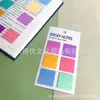 Pegatinas Indicadoras Transparentes para Mascotas Transfronterizas Notas Adhesivas Coloridas Papelería Coreana Pegatinas Fluorescentes N-Time Pegatinas de Índice de Clasificación Morandi