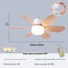2024 novo ventilador de teto com lâmpada de rosca E27, lâmpada de ventilador de teto, pás do ventilador removíveis, para quarto, sala de estar, luminária de teto