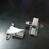 Clip de Pegamento Transparente Doble Uso Certificado de Metal con Pasador Clip de Hierro Tarjeta de Pecho de Plástico Clip de Pecho para Niños Bebé