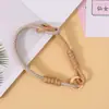 Cordão personalizado da moda para celular, pingente de bolsa de bichinho de pelúcia customizado, cordão de corda trançada colorido, acessório de chaveiro