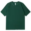 Camiseta de Manga Corta Casual Suelta de Alto Gramaje Estilo Americano con Amoníaco Líquido Refrigerante Sorona Secado Rápido para Hombre